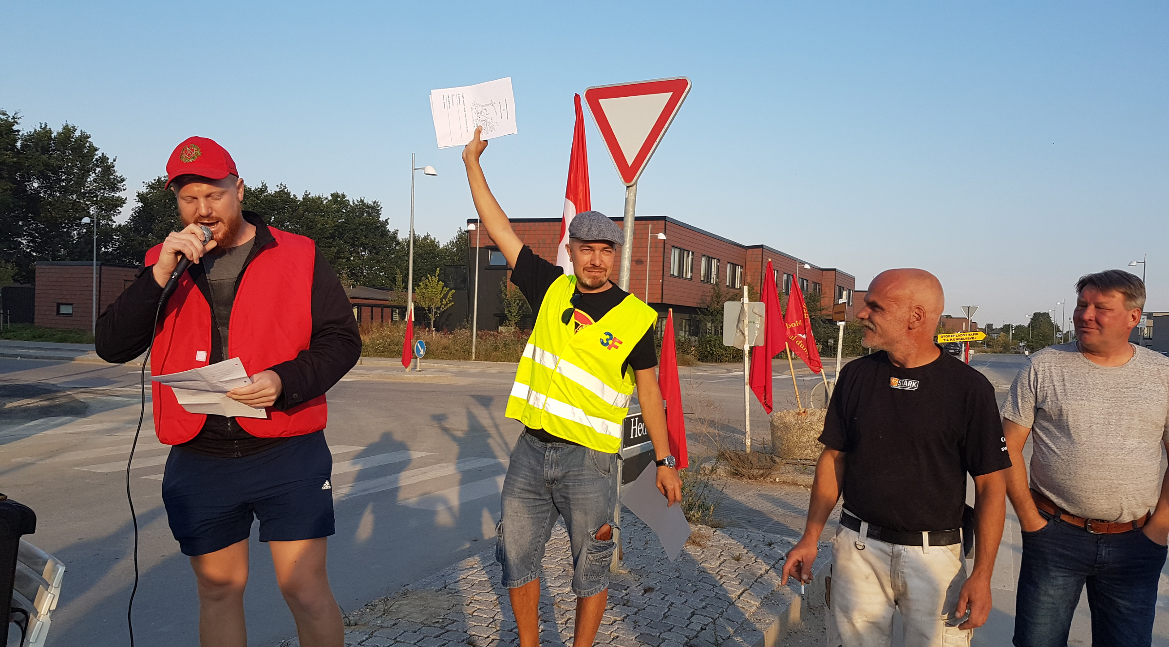 Victory at the building site in Hedehusene